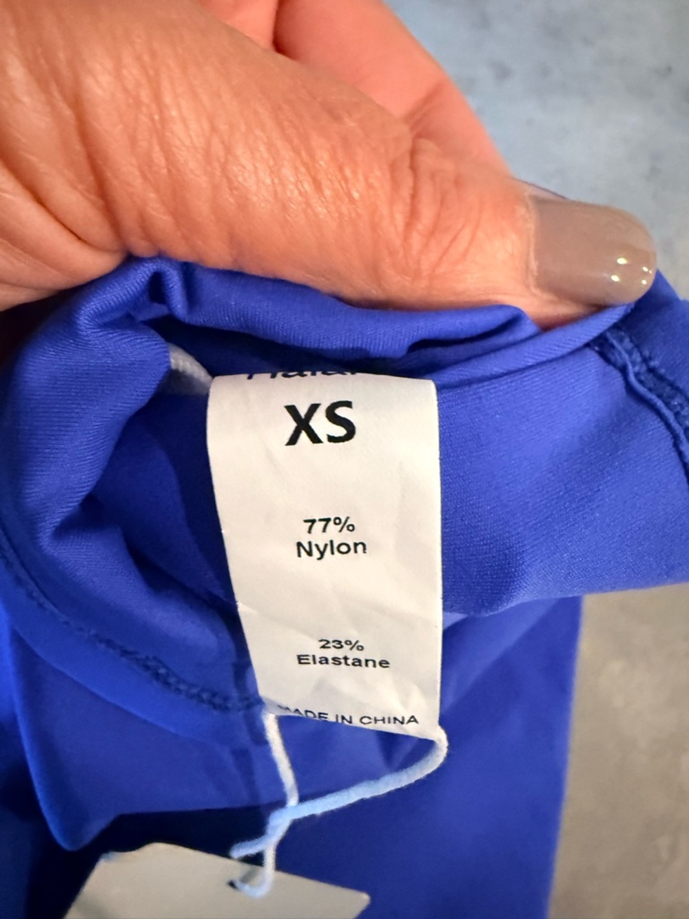 HALARA Cobalt Blue Activewear Top - Picture 4 of 4